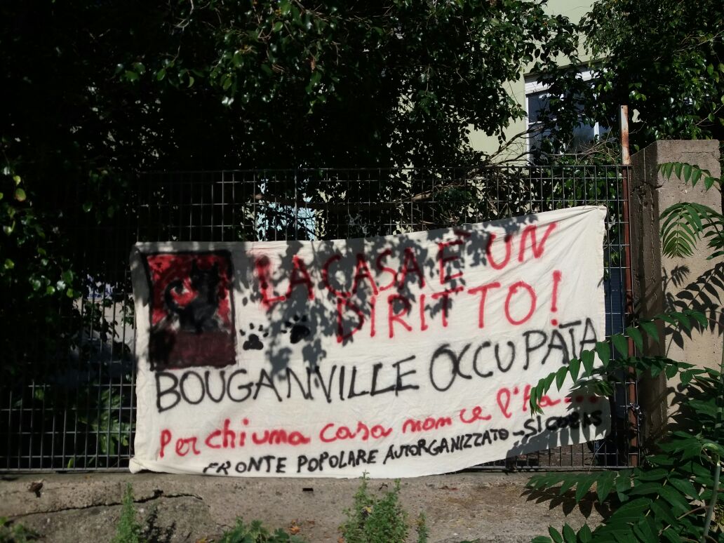 [Messina] Nuova occupazione a scopo abitativo: nasce la Bouganville Occupata