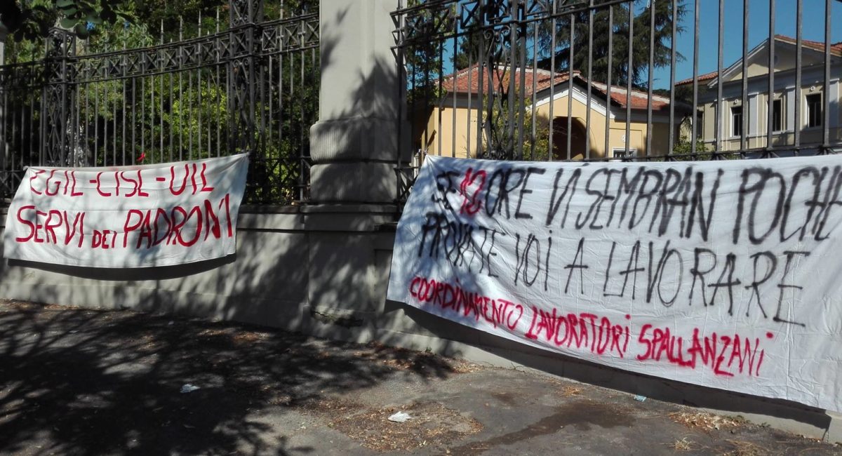Gli infermieri del Si Cobas inviano la loro solidarietà ai colleghi dello Spallanzani minacciati di licenziamento