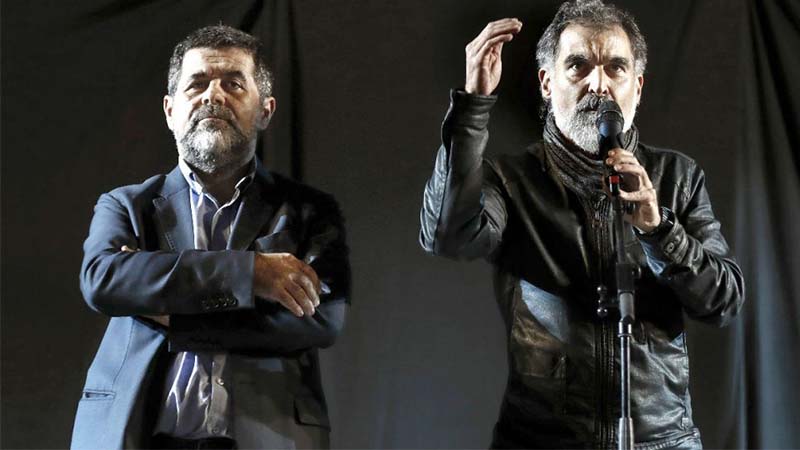 Arrestati due leader dell'indipendentismo catalano