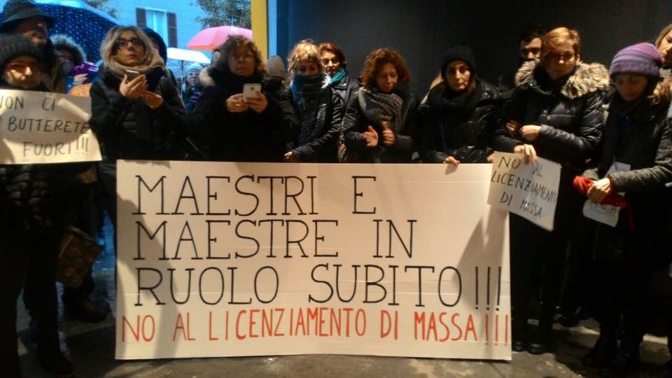 [Milano] Presidio contro i licenziamenti e l'esclusione dalle GaE