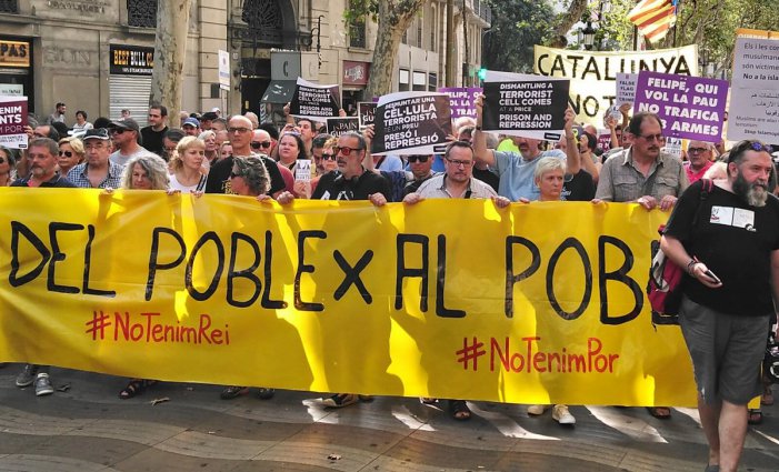 ''Felipe VI is not welcome in Catalonia''