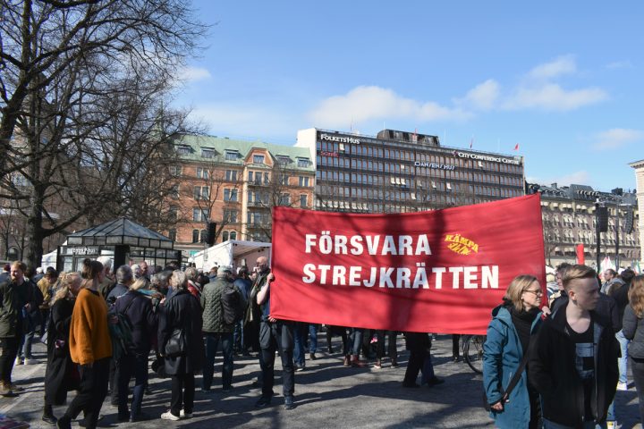 25 agosto: Stoccolma si mobilita contro la marcia nazista e per il diritto di sciopero