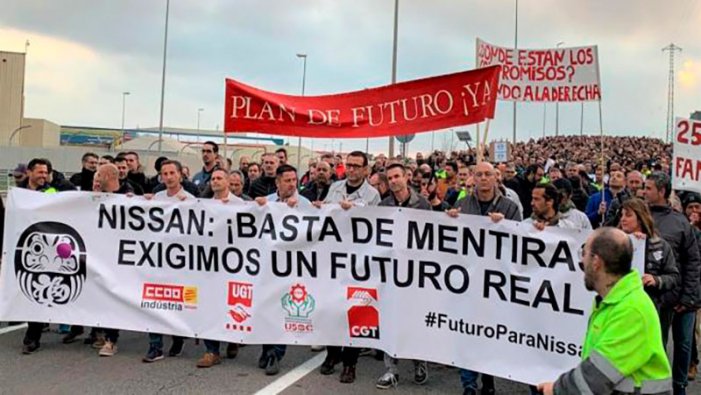 [Video]Sciopero alla Nissan di Barcellona: solidarietà dagli operai di FCA Cassino!