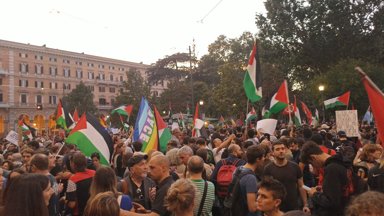 Roma: una giornata combattiva di lotta alle destre e di solidarietà alla Palestina