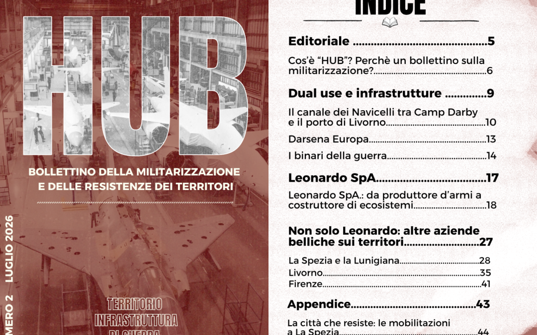 Fuori il secondo numero di HUB: investimenti infrastrutturali e produzione bellica